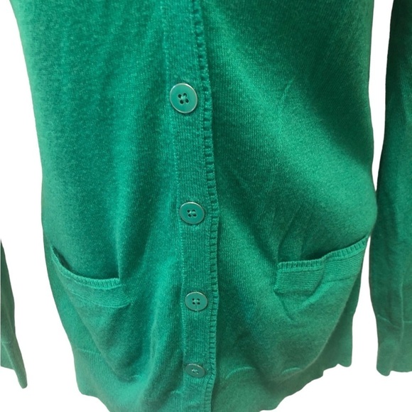 Banana Republic Clueless Preppy Long and Lean Boyfriend Button Up Cardigan Sz M - Picture 3 of 4